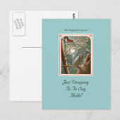 Het Naughty Little Squirrel Briefkaart (Voorkant / Achterkant)