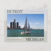 Het Nautical Adventure Briefkaart van Detroit (Voorkant)