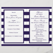 Het Nautical Anchor Navy Stripe Wedding Collectie (Achterkant)