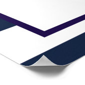 Het Nautical Anchor Wedding Collectie Welkom Poster (Hoek)