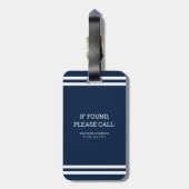 Het Nautical Life is beter bij de Beach Name Bagagelabel (Achterkant verticaal)