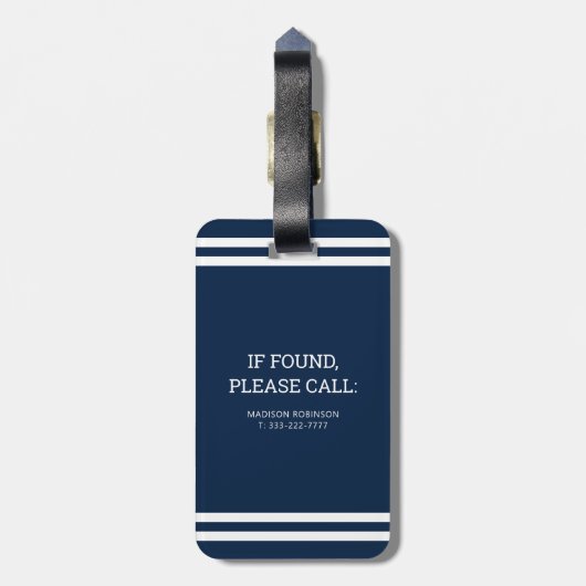 Het Nautical Life is beter bij de Beach Name Bagagelabel (Achterkant verticaal)