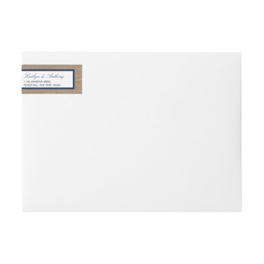 Het Nautical Lighthouse Burlap Wedding Collectie (Voorkant)