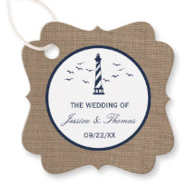 Het Nautical Lighthouse Burlap Wedding Collectie