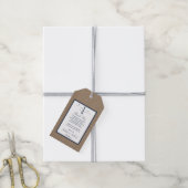 Het Nautical Lighthouse Burlap Wedding Collectie Cadeaulabel (Met Touw)
