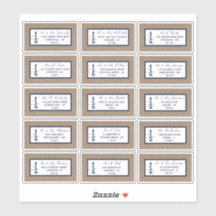 Het Nautical Lighthouse Burlap Wedding Collectie