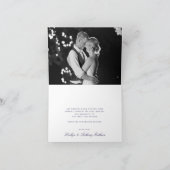 Het Nautical Lighthouse Wedding Collectie Bedankkaart (Binnen)