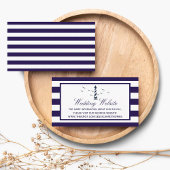 Het Nautical Lighthouse Wedding Collectie Informatiekaartje