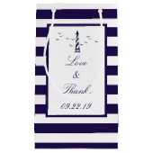 Het Nautical Lighthouse Wedding Collectie Klein Cadeauzakje (Voorkant)