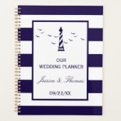 Het Nautical Lighthouse Wedding Collectie Planner (Voorkant)
