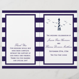 Het Nautical Lighthouse Wedding Collectie Programm