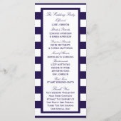 Het Nautical Lighthouse Wedding Collectie Programmakaart (Achterkant)