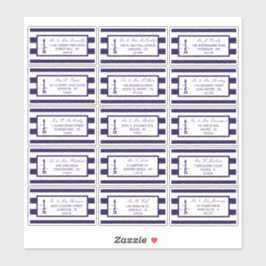 Het Nautical Lighthouse Wedding Collectie Sticker