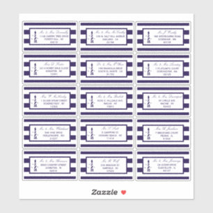 Het Nautical Lighthouse Wedding Collectie Sticker