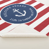 Het nautische leven is beter op een bootdeken Groo Sherpa Deken (3/4)