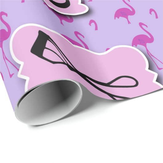 Het Necessies Cosmetic Logo Pattern Cadeaupapier (Rol Hoek)