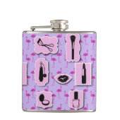 Het Necessies Cosmetic Logo Pattern Heupfles (Voorkant)