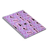 Het Necessies Cosmetic Logo Pattern Notitieboek (Rechterzijde)