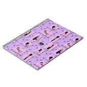 Het Necessies Cosmetic Logo Pattern Notitieboek (Linkerzijde)