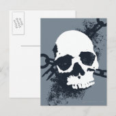 Het Necrocer Skull-symbool Briefkaart (Voorkant / Achterkant)
