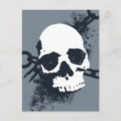 Het Necrocer Skull-symbool Briefkaart (Voorkant)