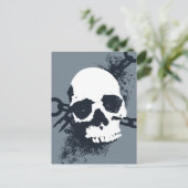 Het Necrocer Skull-symbool Briefkaart (Staand voorkant)