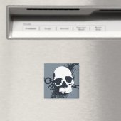 Het Necrocer Skull-symbool Magneet (Insitu (Vaatwasser))