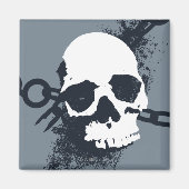 Het Necrocer Skull-symbool Magneet (Voorkant)