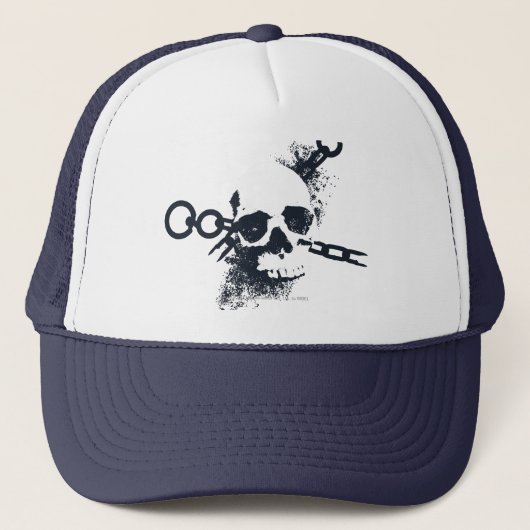 Het Necrocer Skull-symbool Trucker Pet (Voorkant)