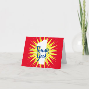 Het nederful Cute Colorful 1st Birthday Party Them Kaart