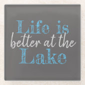 HET NEDERLANDSE LEVEN IS BETER IN HET LICHT | GLAZEN ONDERZETTER (Voorkant)