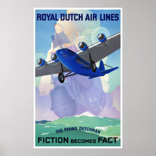 Het Nederlandse Poster van de Vintage Reizen wordt