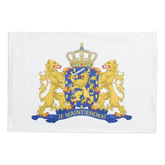 Het Nederlandse wapen op het Witte Pact Kussensloop (Achterkant)