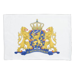 Het Nederlandse wapen op het Witte Pact Kussensloop