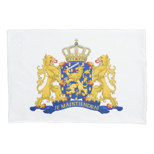 Het Nederlandse wapen op het Witte Pact Kussensloop (Voorkant)