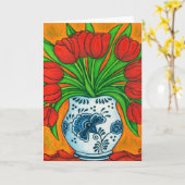 Het Nederlandse Wenskaart van de Verrukking Kaart (Gele Bloem)