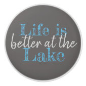 HET NEEM IS BETER IN DE WEG | KERAMISCHE KNOP (Voorkant)