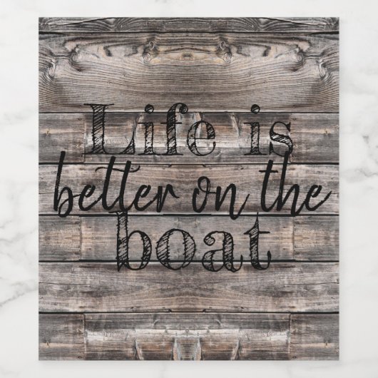 HET NEEM IS BETER OP DE BOTSLAAT WIJN ETIKET (Enkel label)