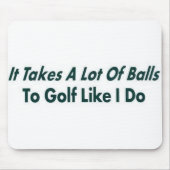 Het neemt ALot van Kogels Muismat (Voorkant)