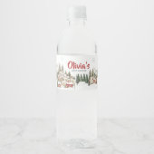 Het neemt een dorpsbabyshower waterfles etiket (Voorkant)