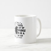 Het neemt een hoop spleetlaboratoriumlaboratorium  koffiemok (Voorkant rechts)