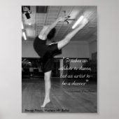 Het neemt een kunstenaar poster (Voorkant)