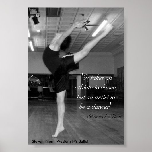 Het neemt een kunstenaar poster (Voorkant)