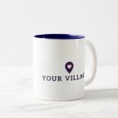 Het neemt een Mok van een dorpskoffie (Voorkant rechts)