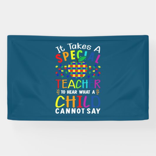 Het neemt een speciale leraar aan spandoek (Horizontaal)