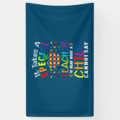 Het neemt een speciale leraar aan spandoek (Verticaal)