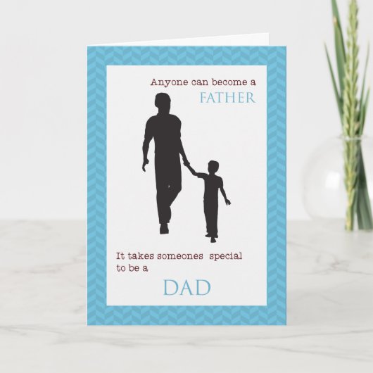 Het neemt speciaal iemand om een papakaart te kaart (Voorkant)