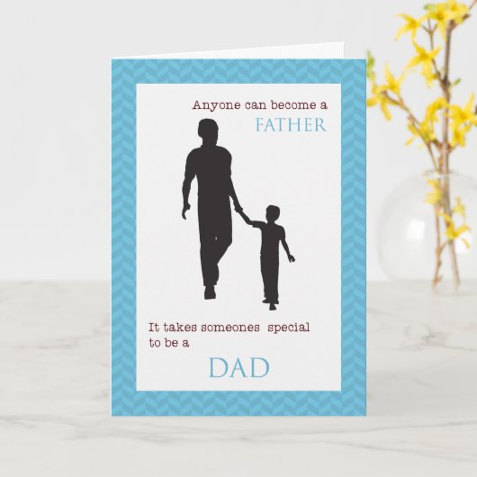 Het neemt speciaal iemand om een papakaart te kaart (Gele Bloem)