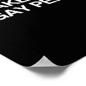 HET NEEMT TWEE RECHTSTREEKSE MENSEN OM ÉÉN SPEELJE POSTER (Hoek)