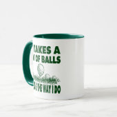 HET NEEMT VEEL BALLEN OM TE GOLF ZOALS IK DAT DOE MOK (Voorkant links)